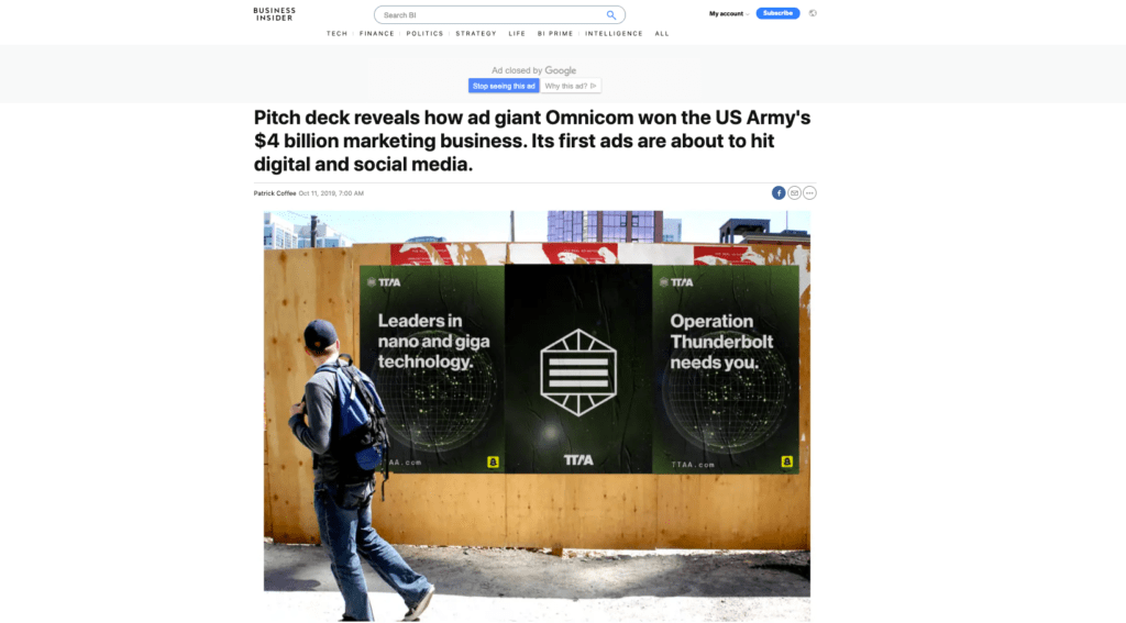 Business Insider Homepage