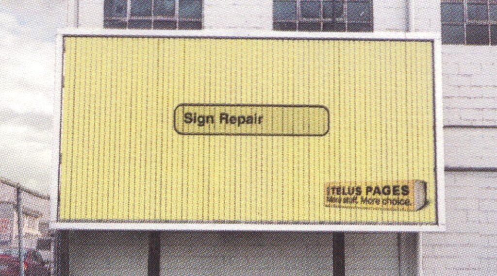 Sign Repair