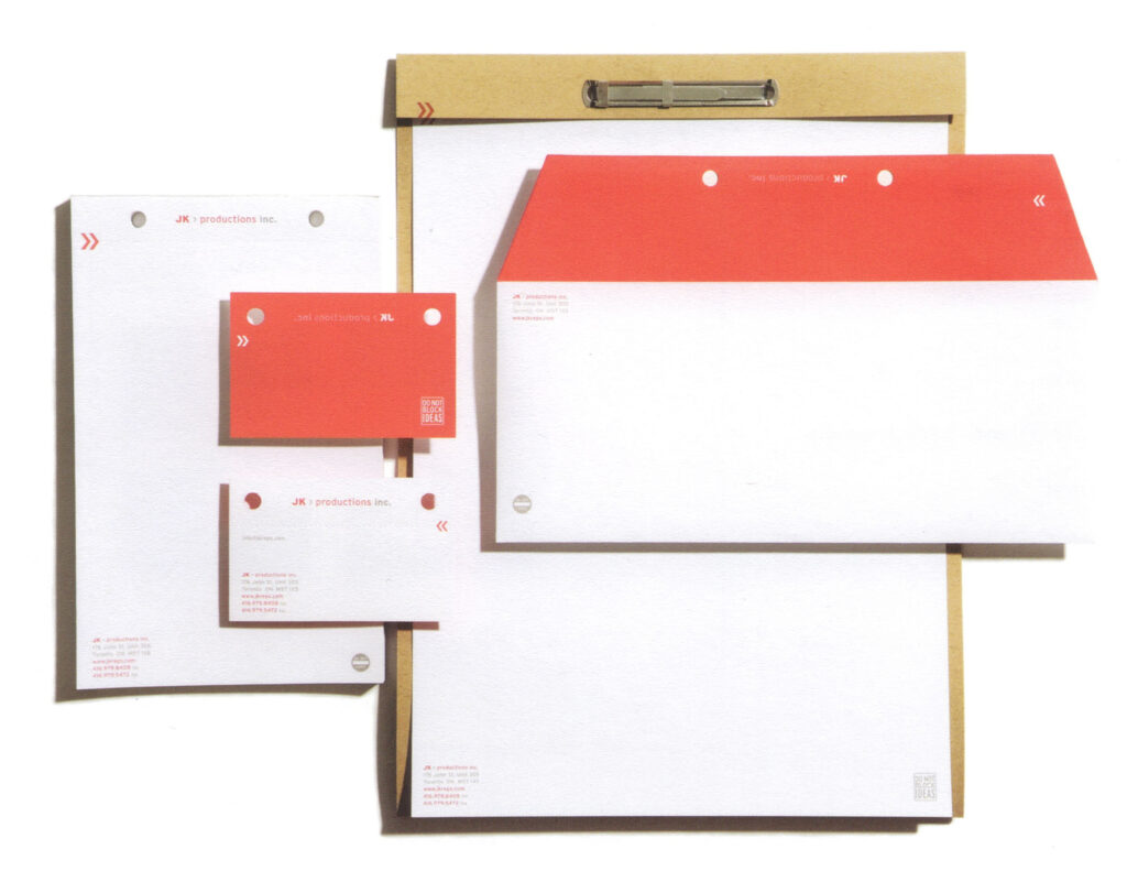 JK Productions Stationery