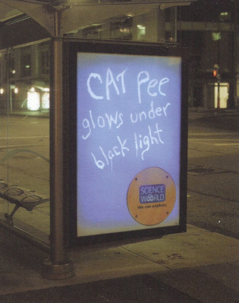 Transit-Gum,Plants,Cat Pee, TV-Boardroom, Print-Smokin' Granny, Radio-Questions