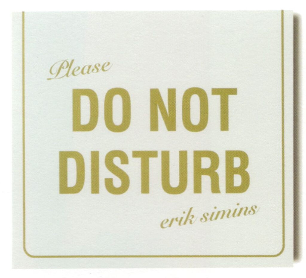 Please Do Not Disturb