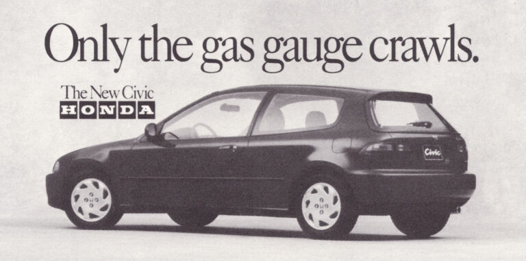 Only The Gas Gauge Crawls