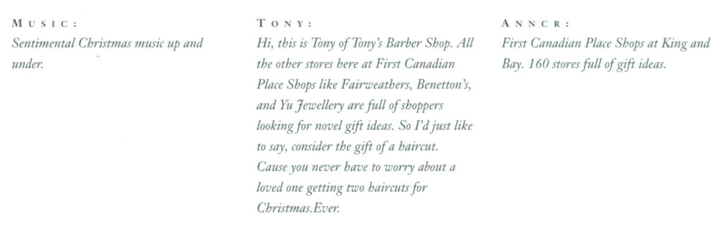 We Wish You Were A Merry Haircut
