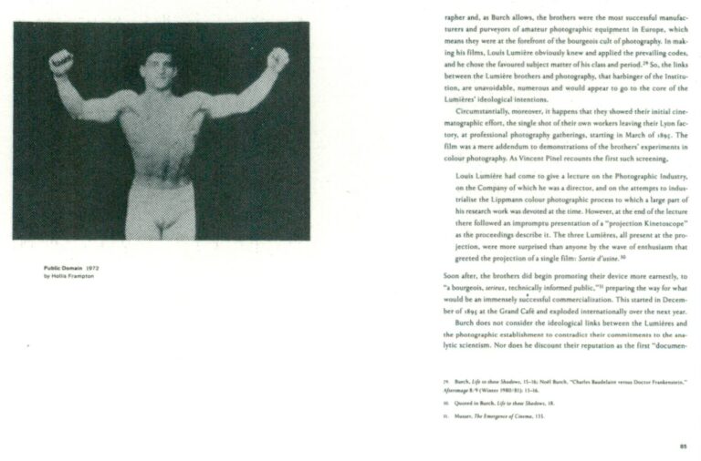 Back and Forth: Early Cinema and the Avant Garde