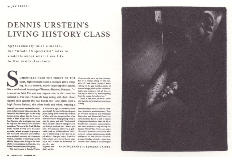 Dennis Urstein's Living History Class