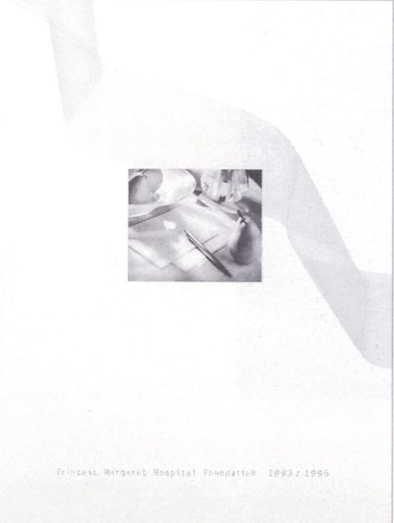 Princess Margaret Hospital Foundation 1993-95