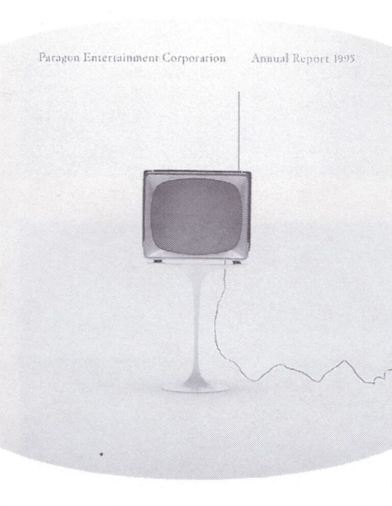 Paragon Enterainment Corporation 1995 Annual Report