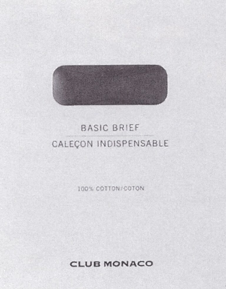 Club Monaco Men's Underwear Packaging