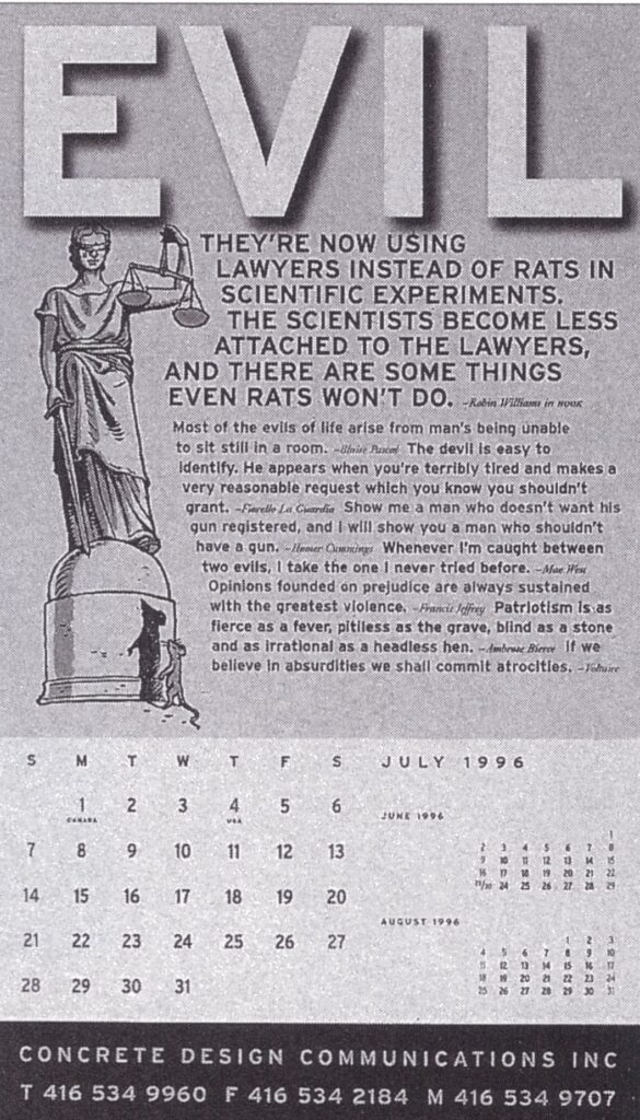 Concrete Calendar