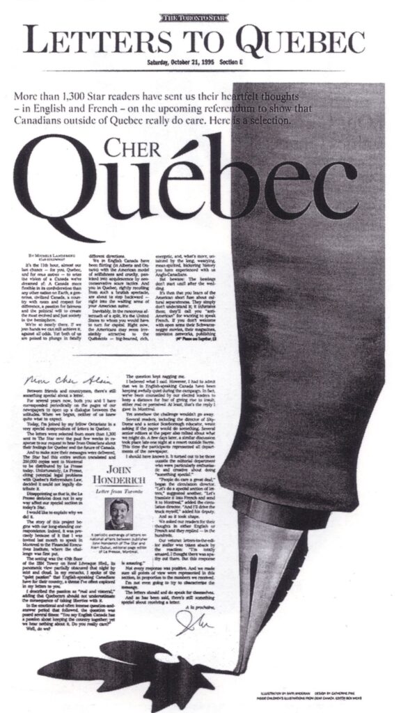 Cher Quebec
