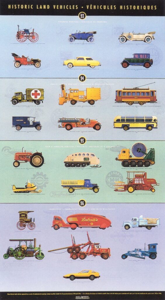 Historic Land Vehicles - Poster