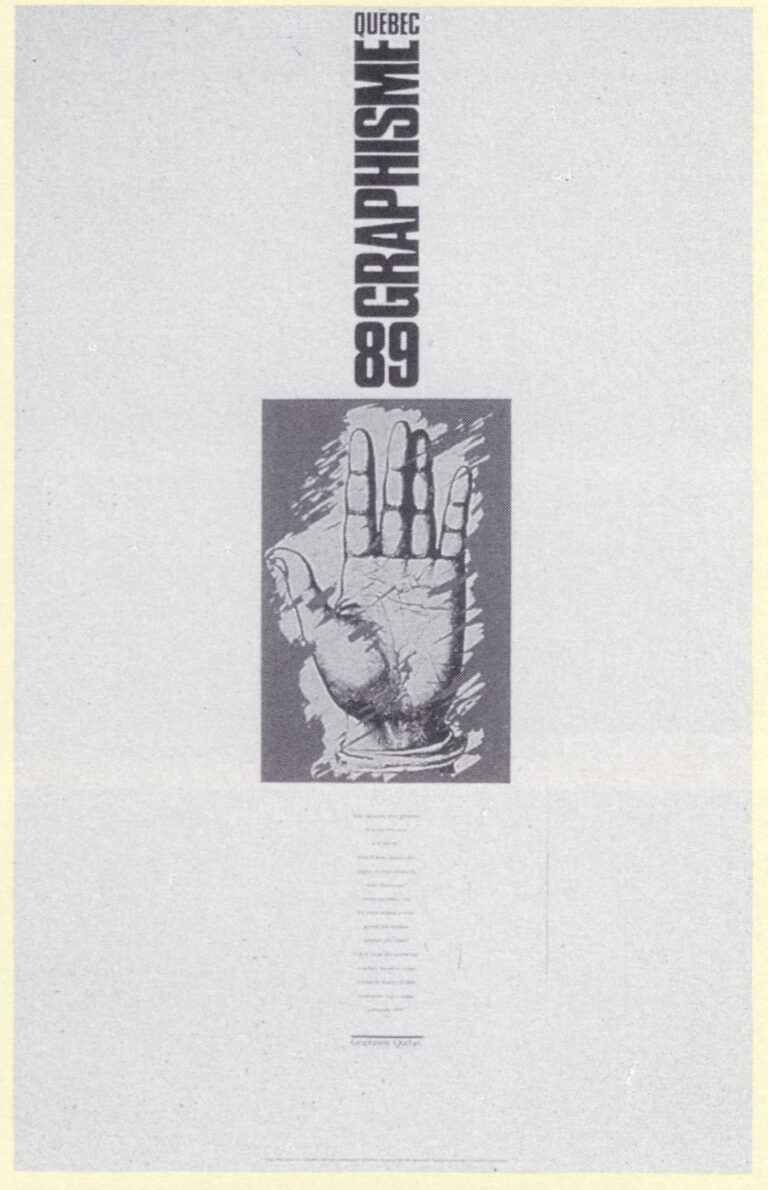 Graphisme Quebec 89
