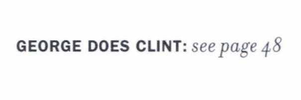 George Does Clint