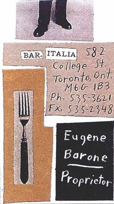 Bar Italia Business Cards