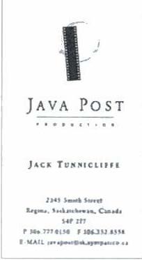 Java Post Production Stationery