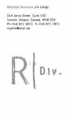 Rhythm Division Stationery