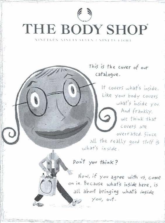 The Body Shop 1997/1998 Product Catalogue