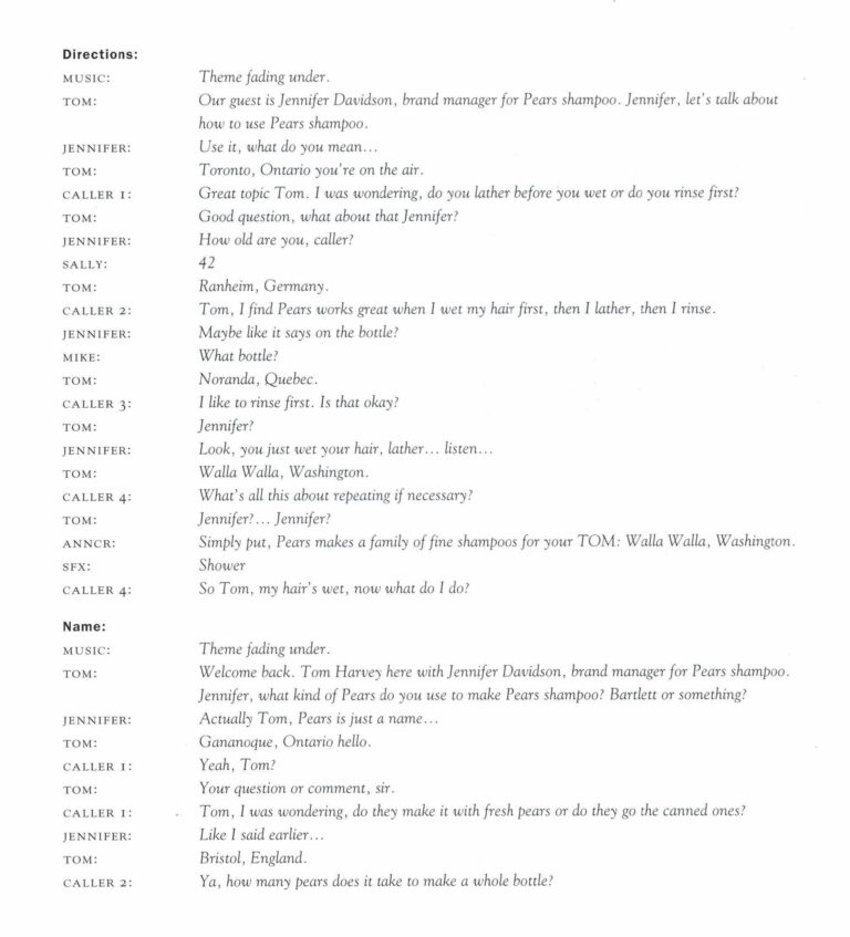 Directions/Name/Family