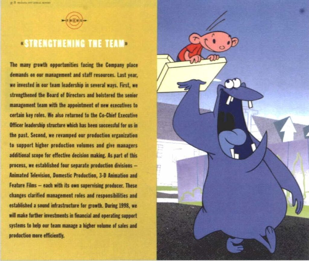 Nelvana Limited 1997 Annual Report