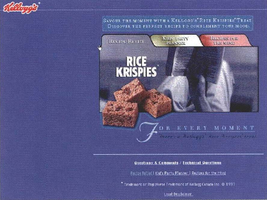 Rice Krispies Treats Website - Http://Ricekrispies.Kelloggs.Ca