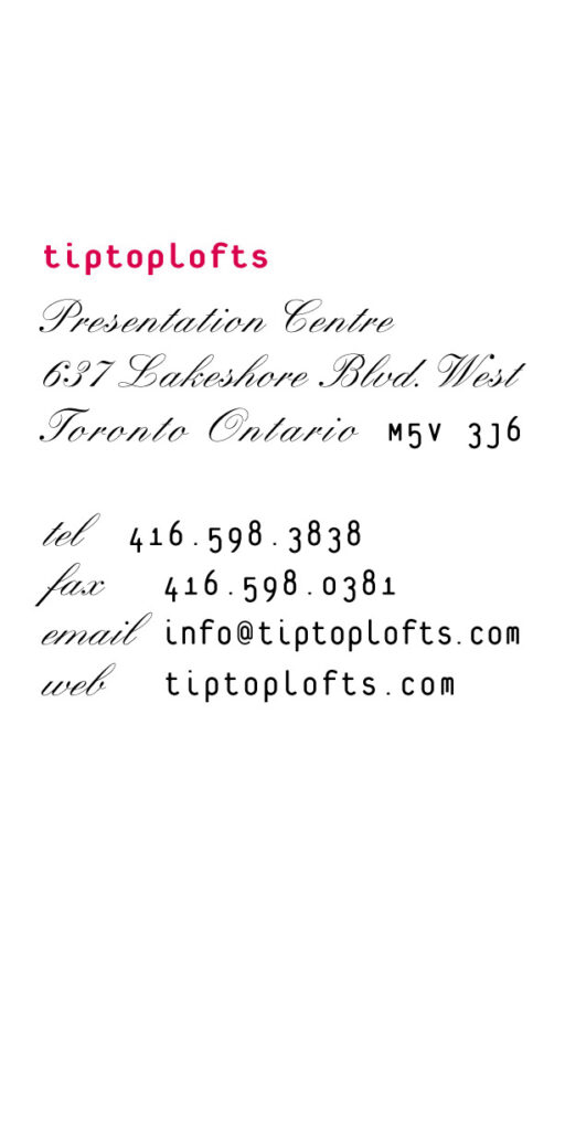 tiptoplofts Stationery