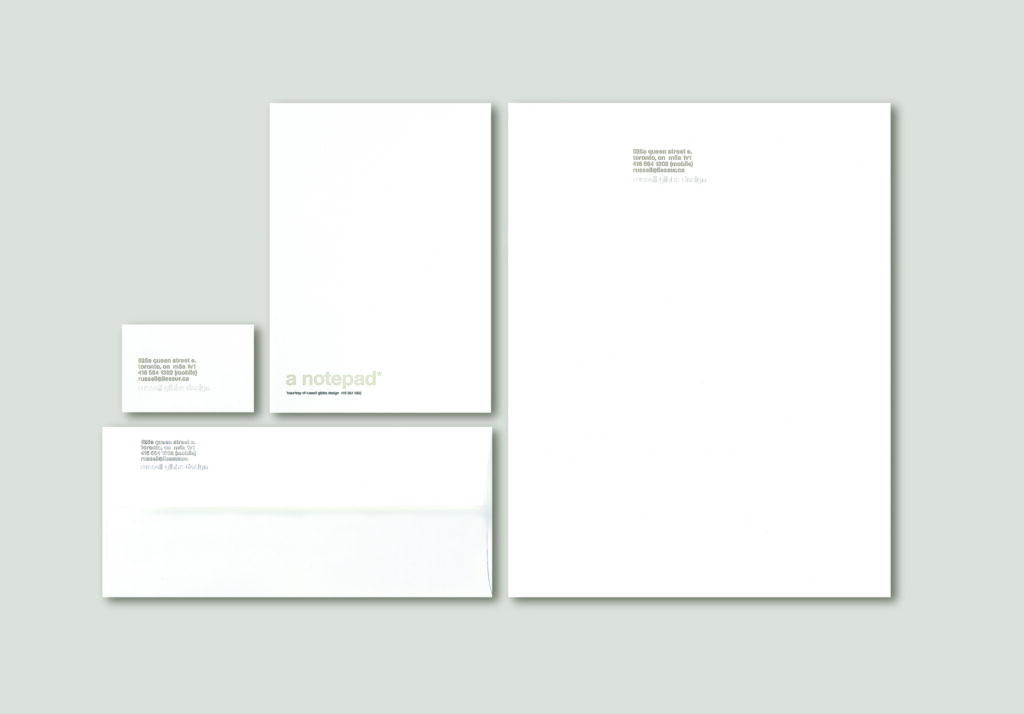 Russell Gibbs Design Stationery