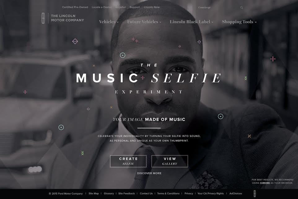 The Music Selfie Experiment