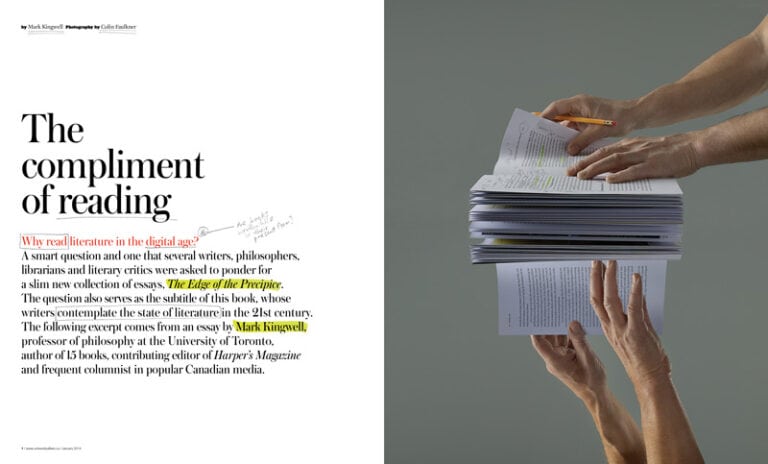 University Affairs Magazine Reading Opener