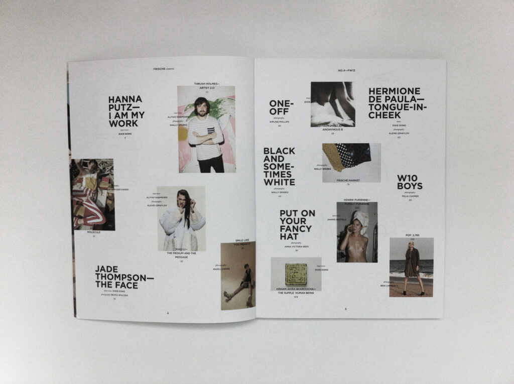 FRISCHE Magazine NO.4—FW13