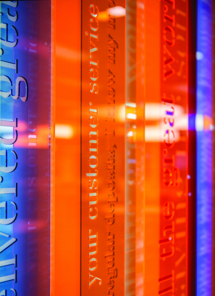 Tangerine, corporate interiors