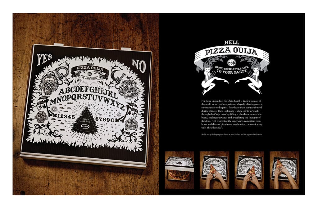 Hell Pizza Ouija Box