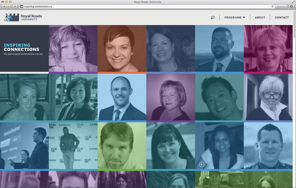 Inspiring Connections Microsite