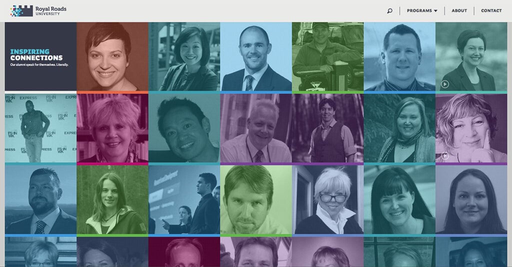 Inspiring Connections Microsite