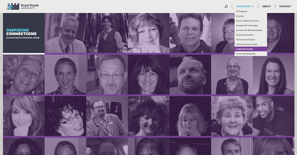 Inspiring Connections Microsite