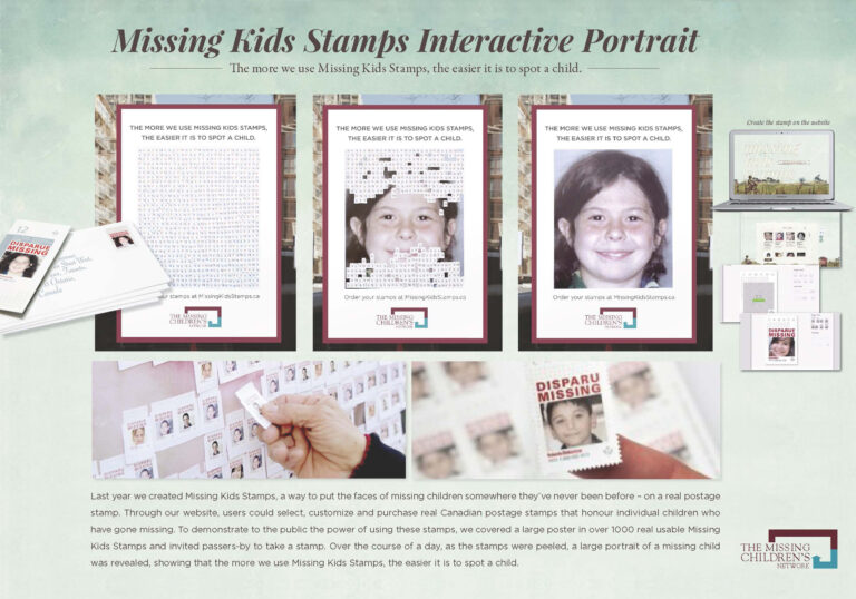 Missing Kids Stamps Poster
