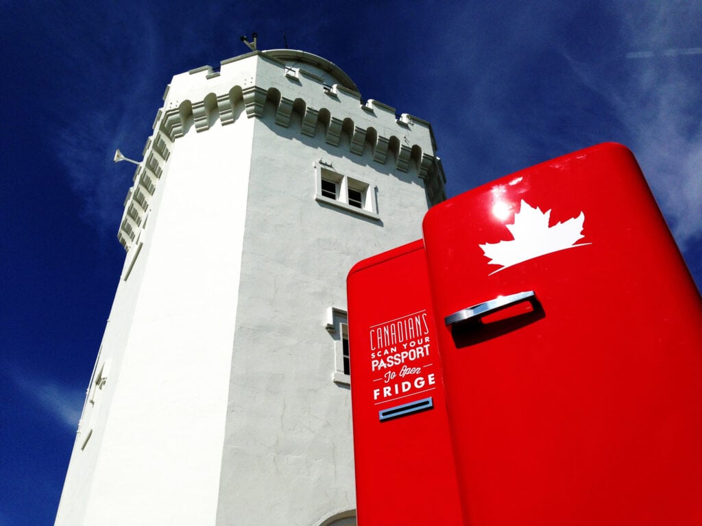 Passport Beer Fridge