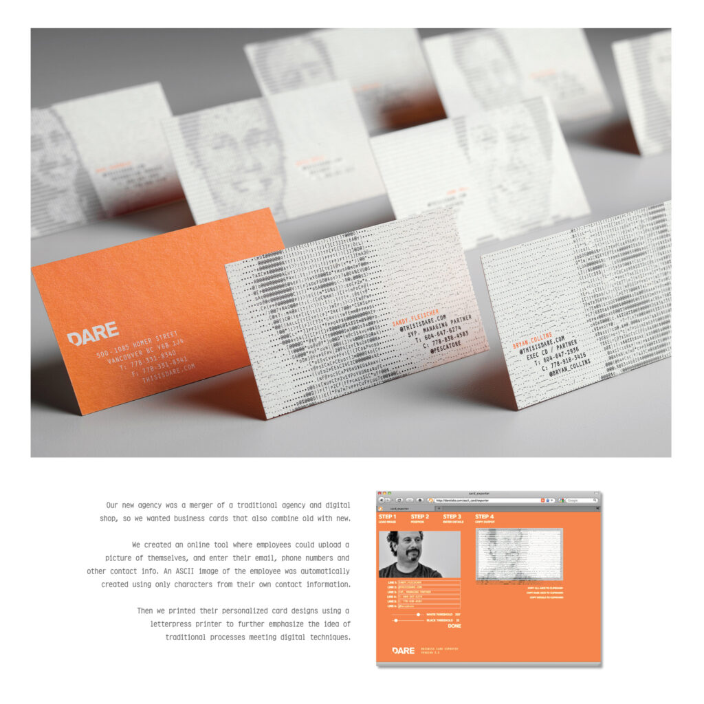 Dare Business Cards