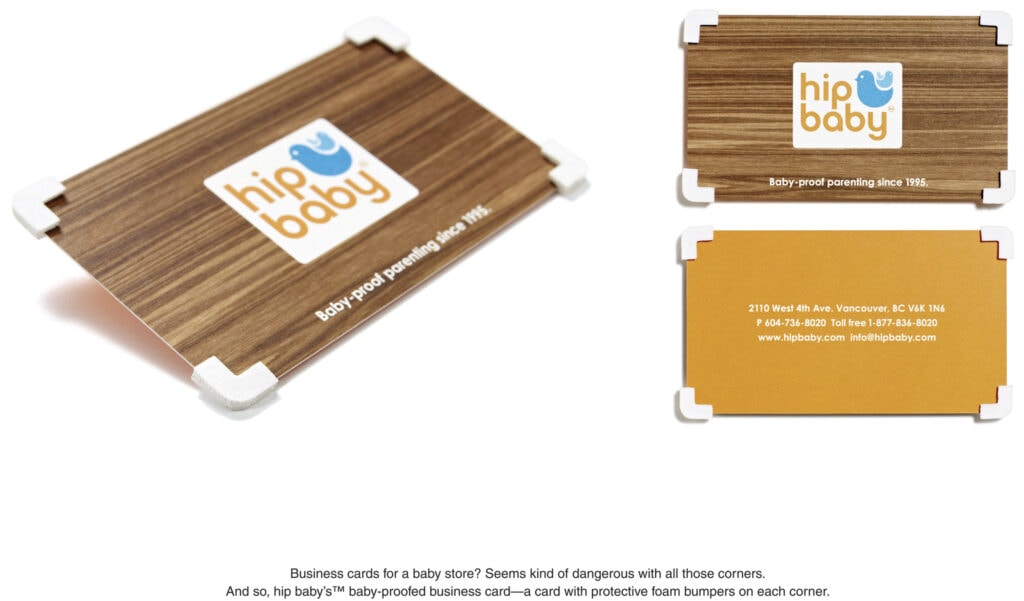 Baby-proof Business Card
