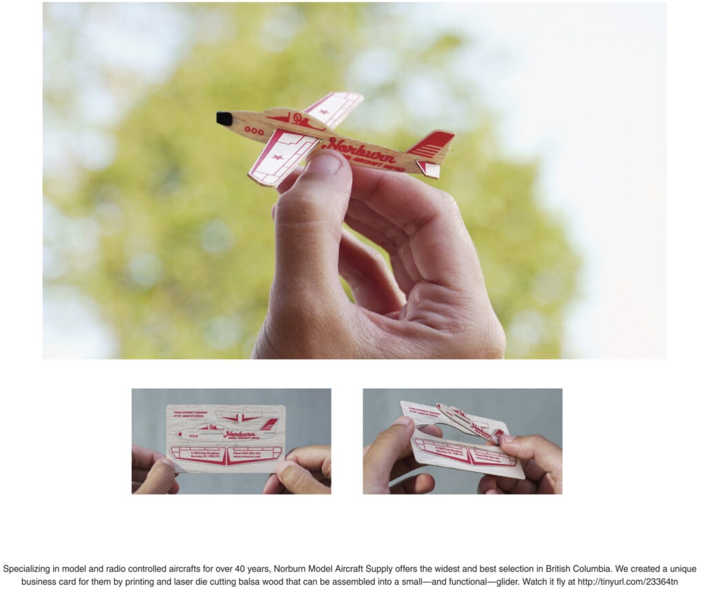 Norburn Model Aircraft Supply Business Card
