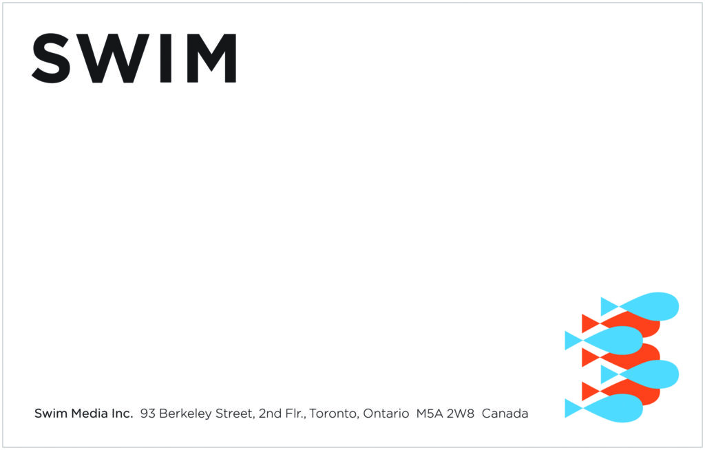 Swim Media Inc. Branding