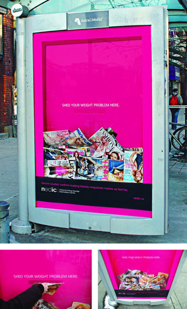 NEDIC Transit Shelter Ad