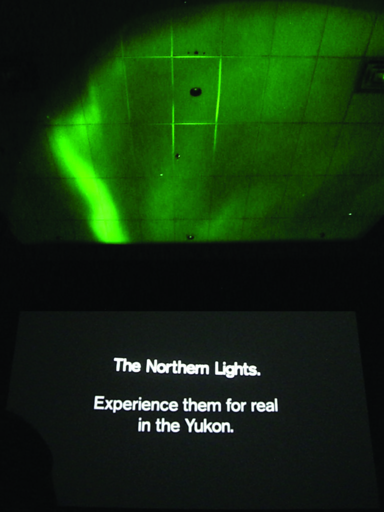 Northern Lights on Theatre Ceiling