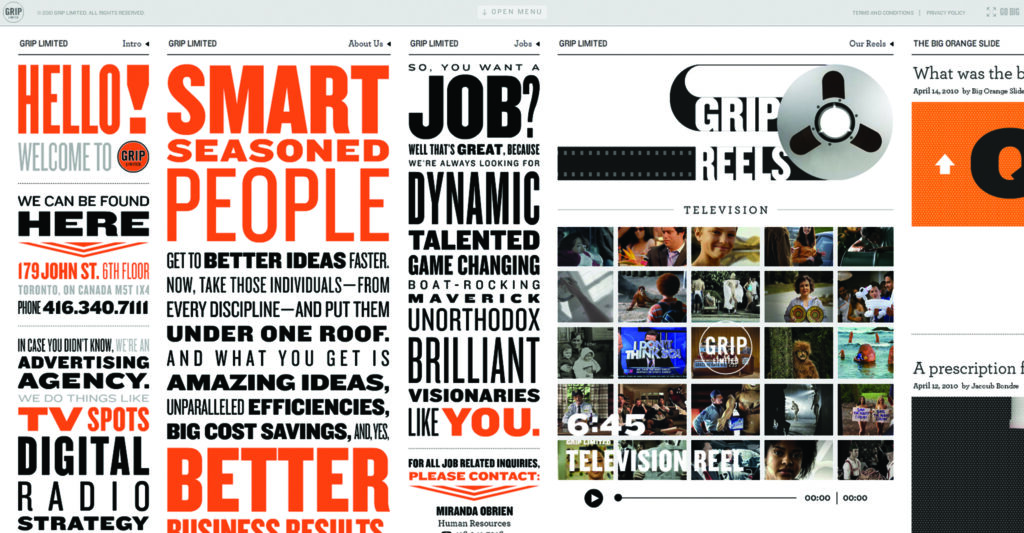 Grip Limited Website