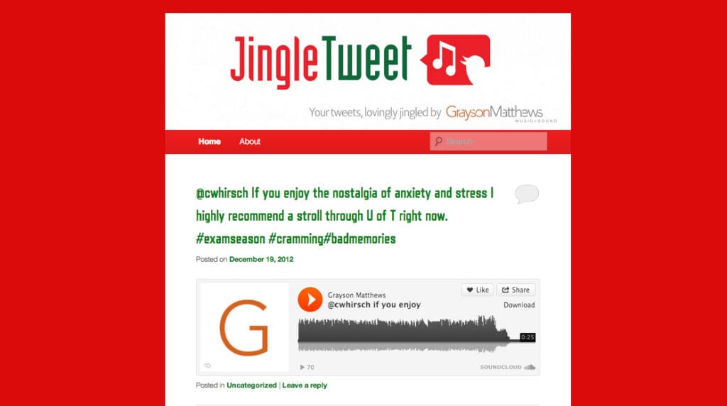 Jingletweet