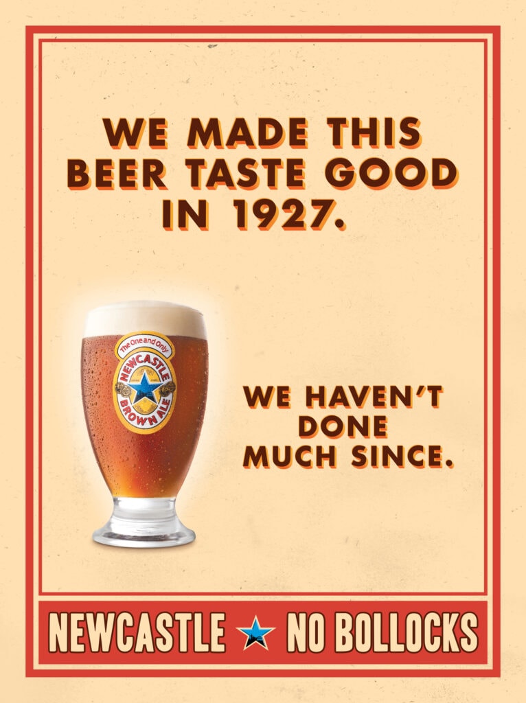We made this beer taste good in 1927. We haven't done much since / Pairs well with food and also no food / If you like a beer named after a city in England, this is for you.