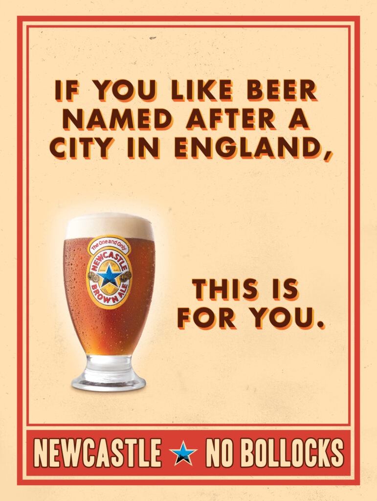 We made this beer taste good in 1927. We haven't done much since / Pairs well with food and also no food / If you like a beer named after a city in England, this is for you.
