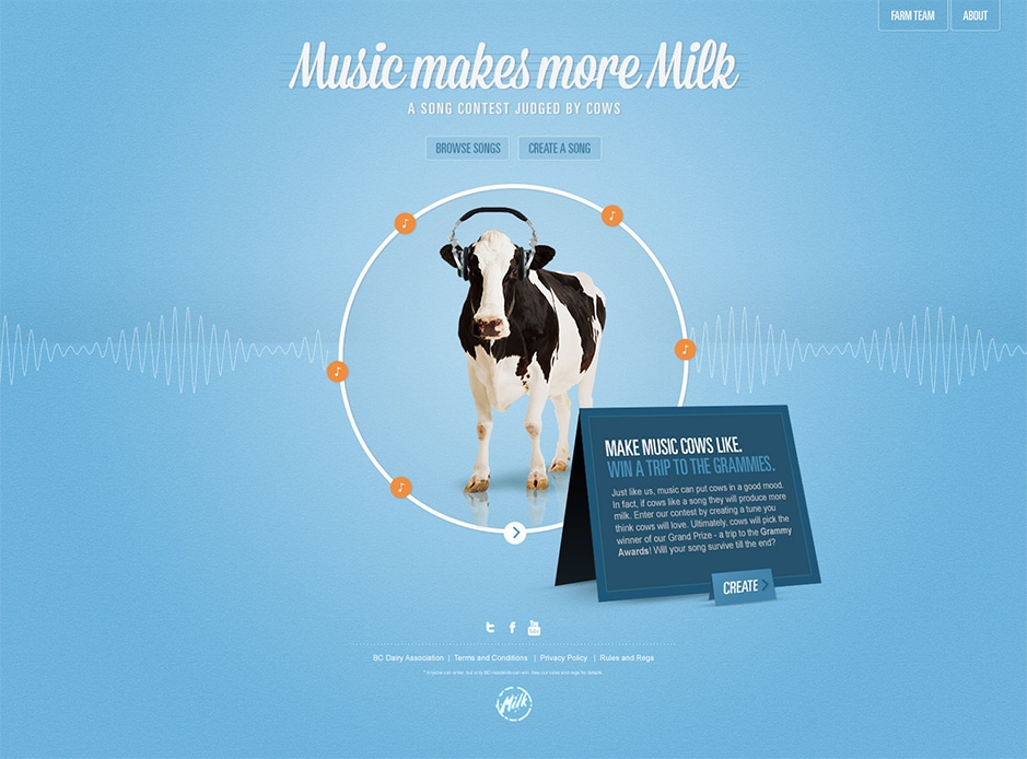 Music Makes More Milk