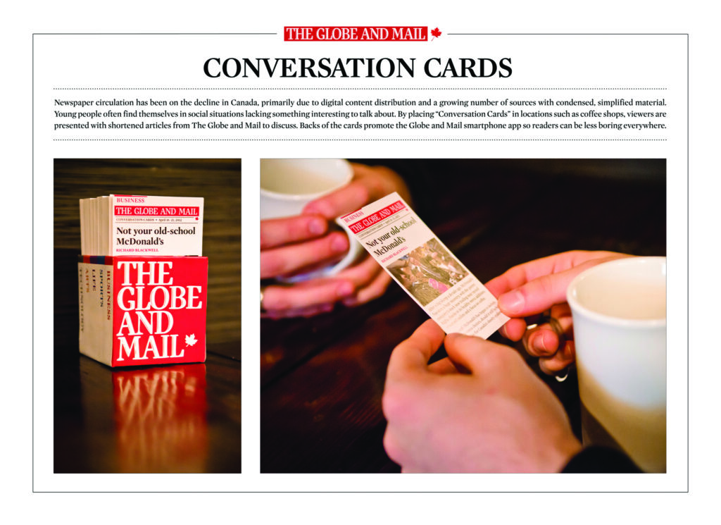 The Globe & Mail - Conversation Cards