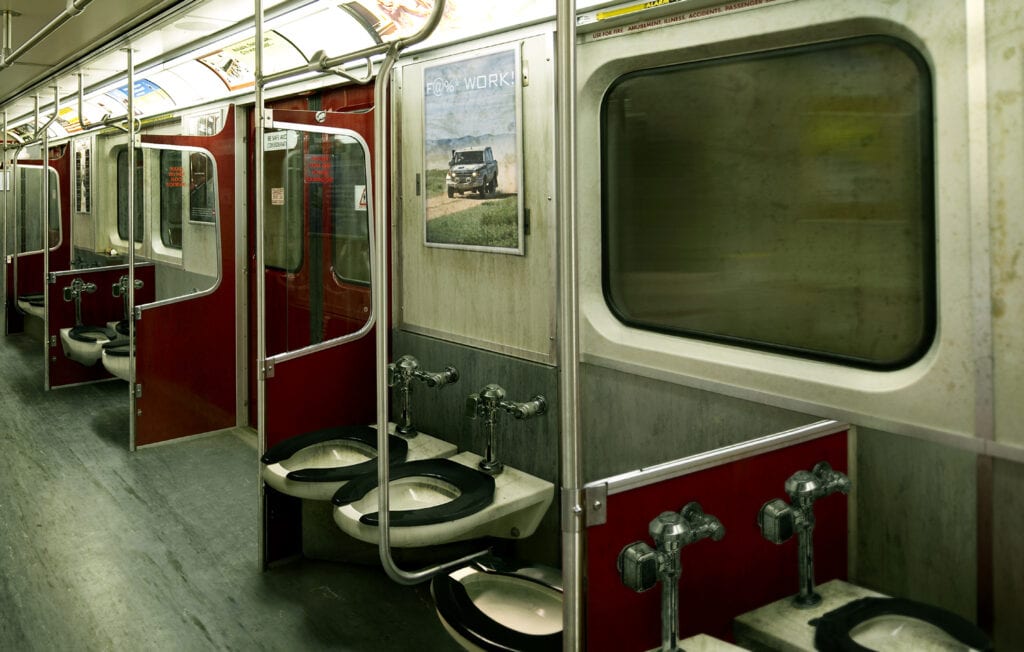 Purell Toilet Subway