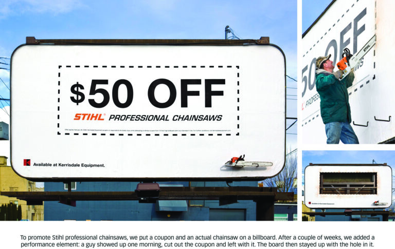 Stihl Chainsaw Billboard